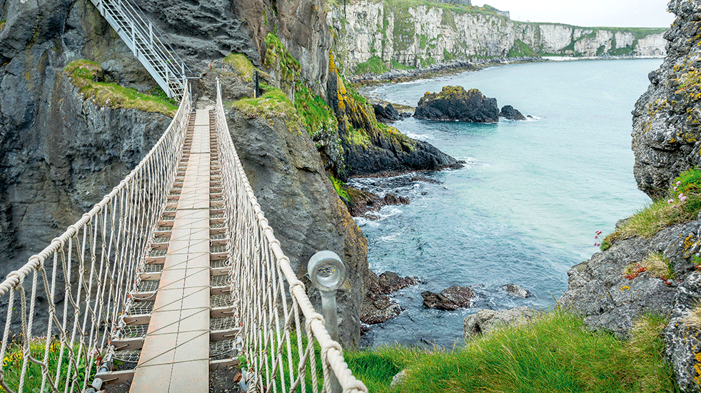 Things to do in Belfast and Giant's Causeway - Carrick a Rede rope bridge